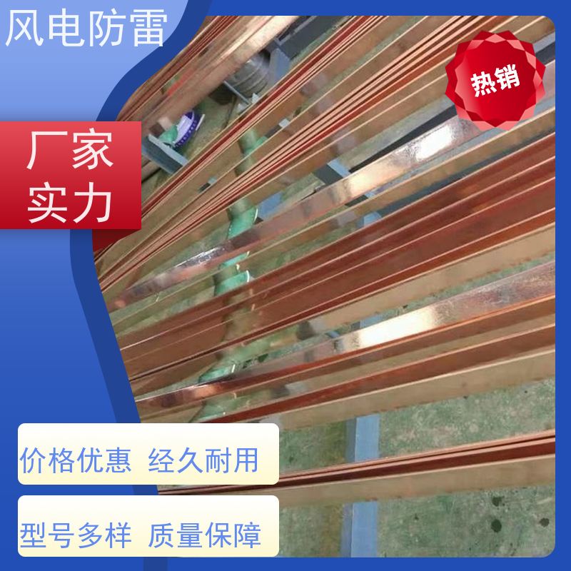 风电防雷 性能稳定 使用安全 降 阻效果好 铜覆钢扁钢40*4mm