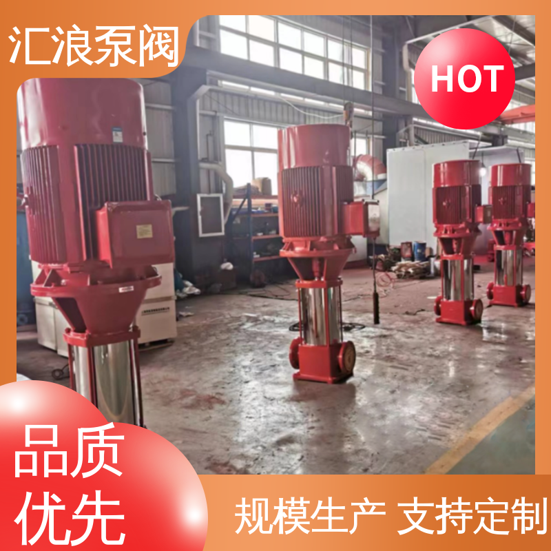 简单快捷 性能稳定 品质优越 立式消防泵组 汇浪泵阀
