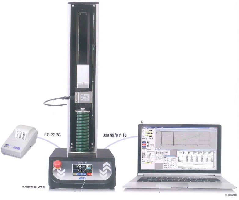 MCT-2150日本AND原装进口小型桌面式拉力机MCT-1150
