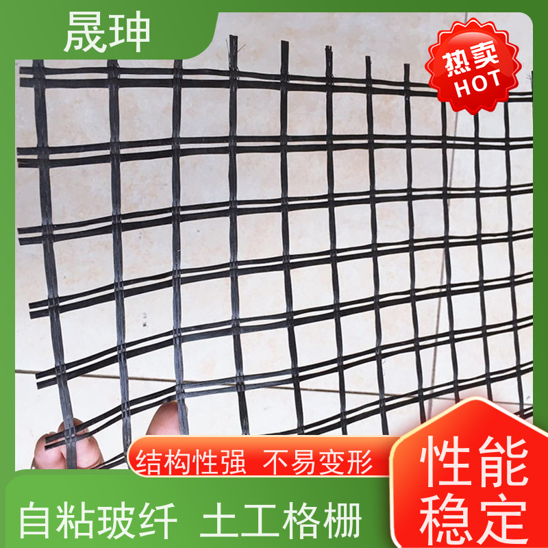 晟珅 实力厂家 精编玻纤土工格栅 应用广泛 性价比高