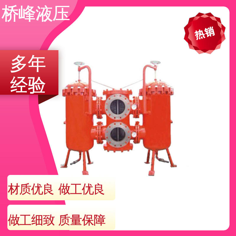 精工制造 精良大流量双筒过滤器 性能可靠 品质安心 桥峰