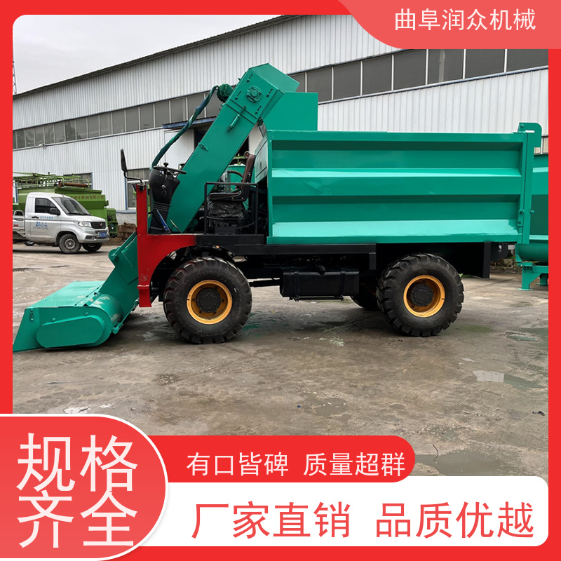 490动力 清粪车 省工省力 牛羊粪清理车 工作视频