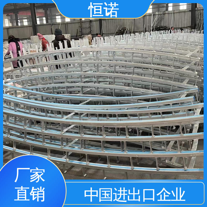 高强度耐腐蚀 镀锌弧形哈芬槽 厂家供应 图纸定做 恒诺