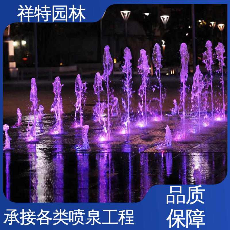 程控喷泉 广场公园水景 球形喷嘴 维护方便 祥特园林