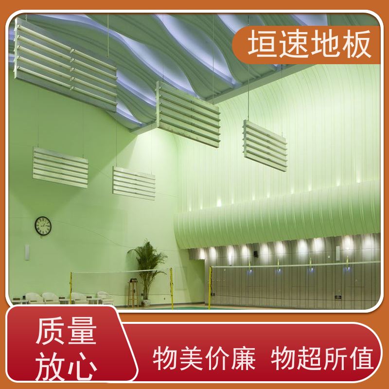 垣速地材 羽毛球场馆 塑胶地板 施工建设 防紫外线