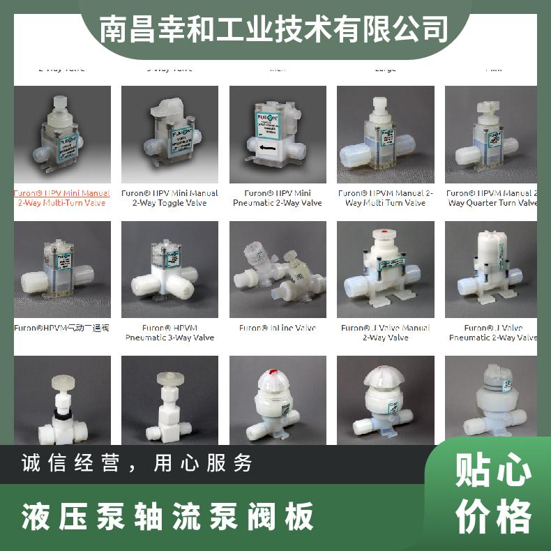 Pump 泵Valve阀门Furon半导体 2 Inch HGVM Manual 2-Way Valve