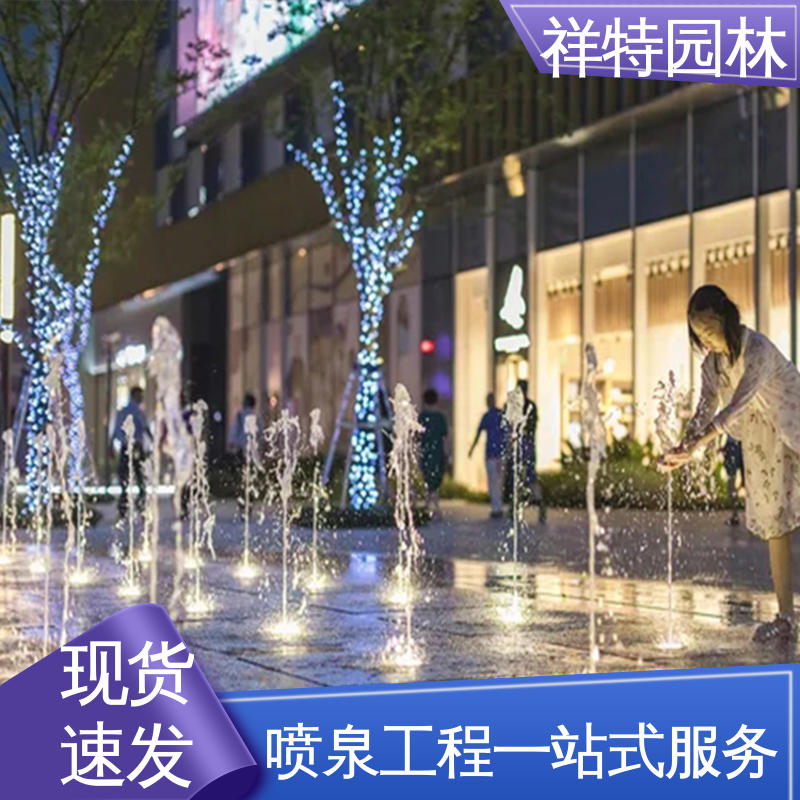 祥特园林 工艺精良 大型广场水幕景观 景区喷泉设计 维护方便