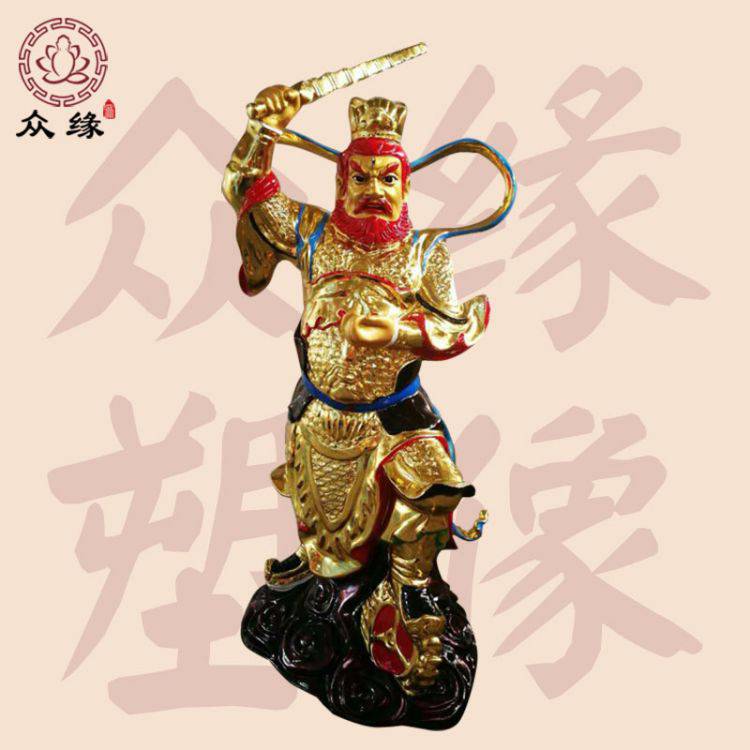 灵官殿塑像生产厂家 王灵官佛像 三眼灵官雕塑 灵官祖师爷手工神像
