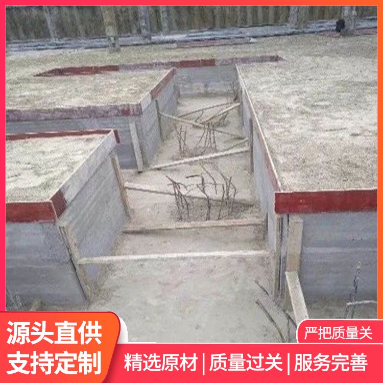 承台新型轻质砖胎膜厂家批发 隔音40以上 强度高 安装方便