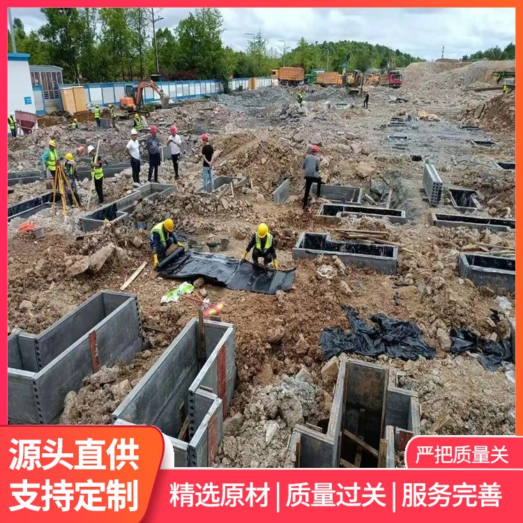  承台新型轻质砖胎膜生产厂家 宽度60 抗震好 装配式