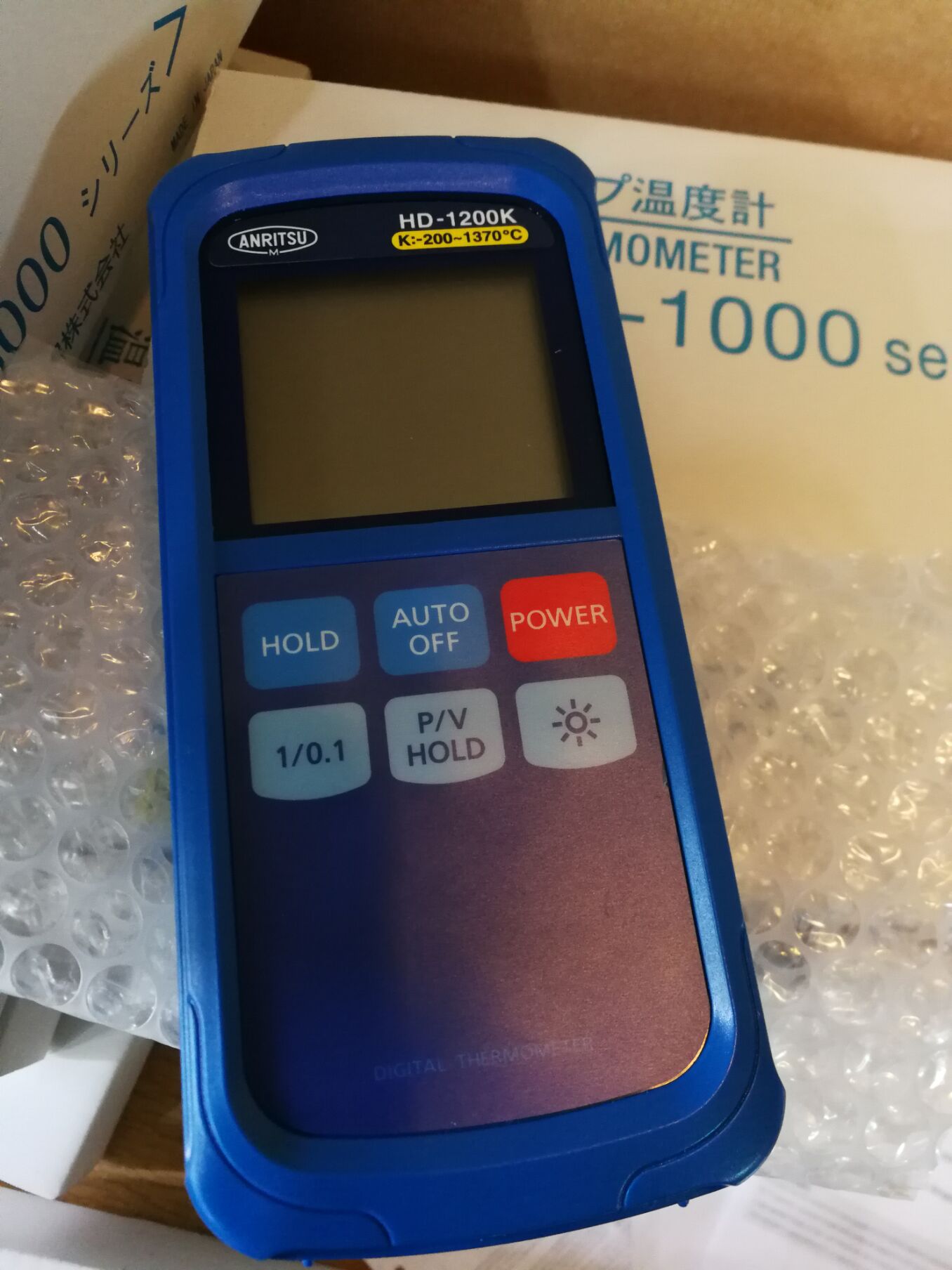 日本Anritsu安立计器温度计HR-1550K/E测温仪