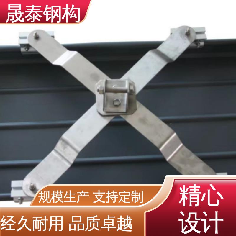 钢结构彩钢瓦屋面施工安全防坠落装置304不锈钢 820板型防坠落系统