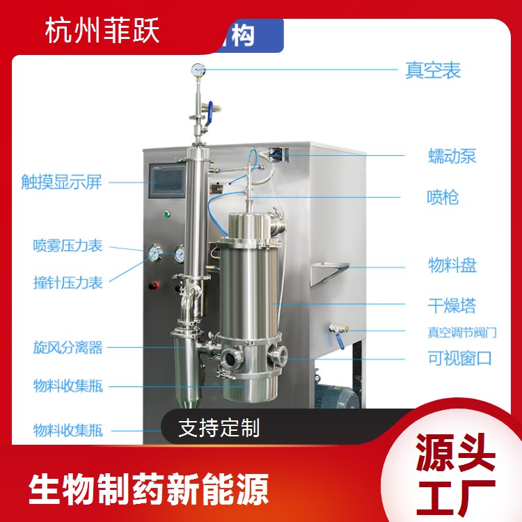 二手果粉液体喷雾塔干燥机 操作简便 实用性强