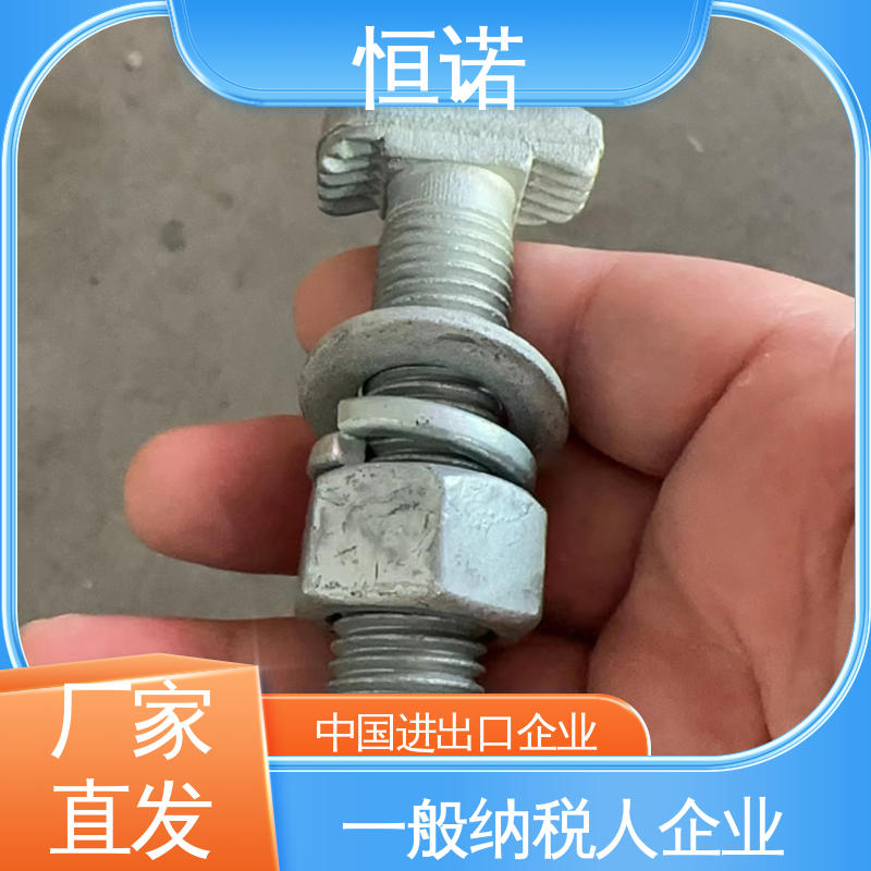 订做异型件 8.8级T型螺栓 抗拉耐腐蚀 生产厂家 恒诺