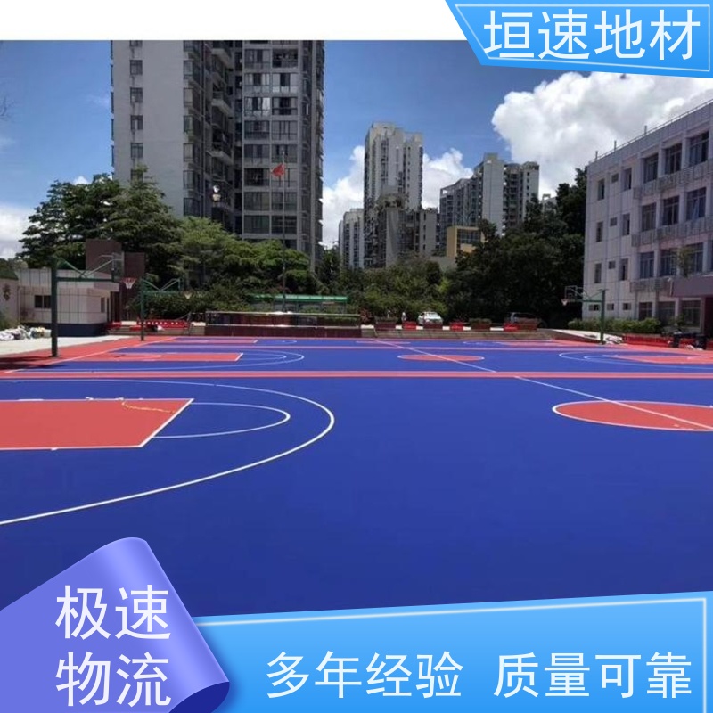 垣速体育 乒乓球室地胶 羽毛球塑胶地板 室内篮球场地面 型号齐全