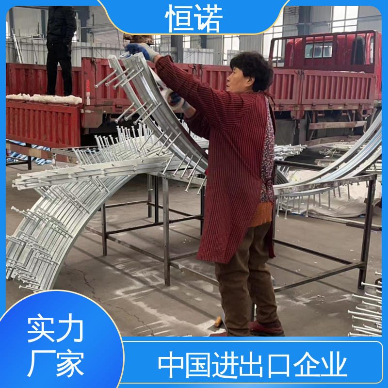弧形地铁预埋槽道 质量保障 焊接工字钢 按需定制 恒诺