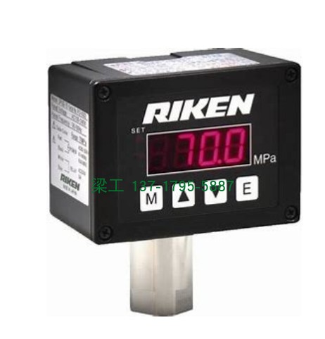 日本RIKEN理研数字压力表DPGS-70-R3-U压力计
