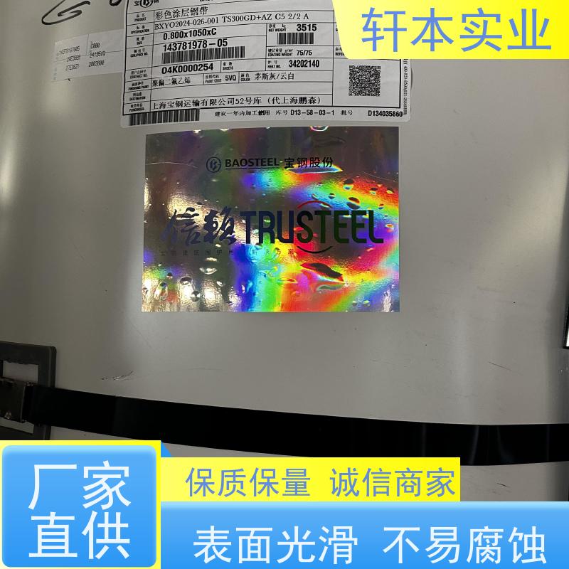鞍钢 锌铝镁卷 节能环保 材质优良 表面涂层丰富 颜色多样