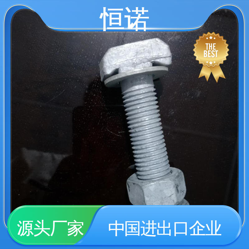 恒诺 防腐金属制品 图纸定做 实体厂家 哈芬槽道不锈钢T型螺栓