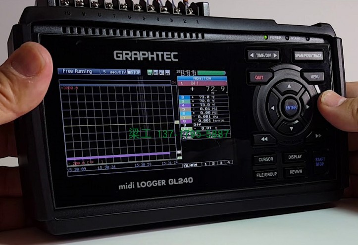 日本graphtec图技 GL240 数据采集仪 温度记录仪