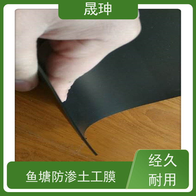 晟珅 黑色防渗土工膜 施工方便 规格齐全 支持定制