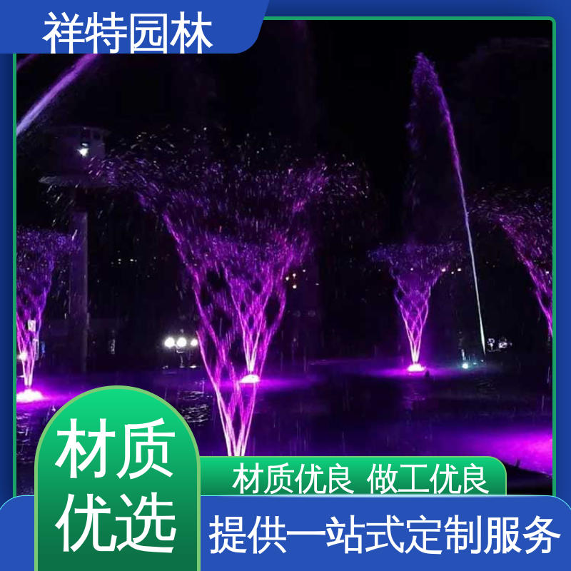 运行平稳 工艺精良 公园水景设备 音乐喷泉公司 祥特园林