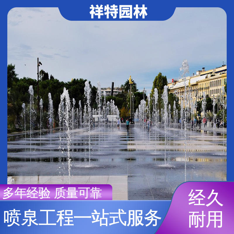 祥特园林 音乐喷泉公司 水景工程施工 经久耐用 远程指导