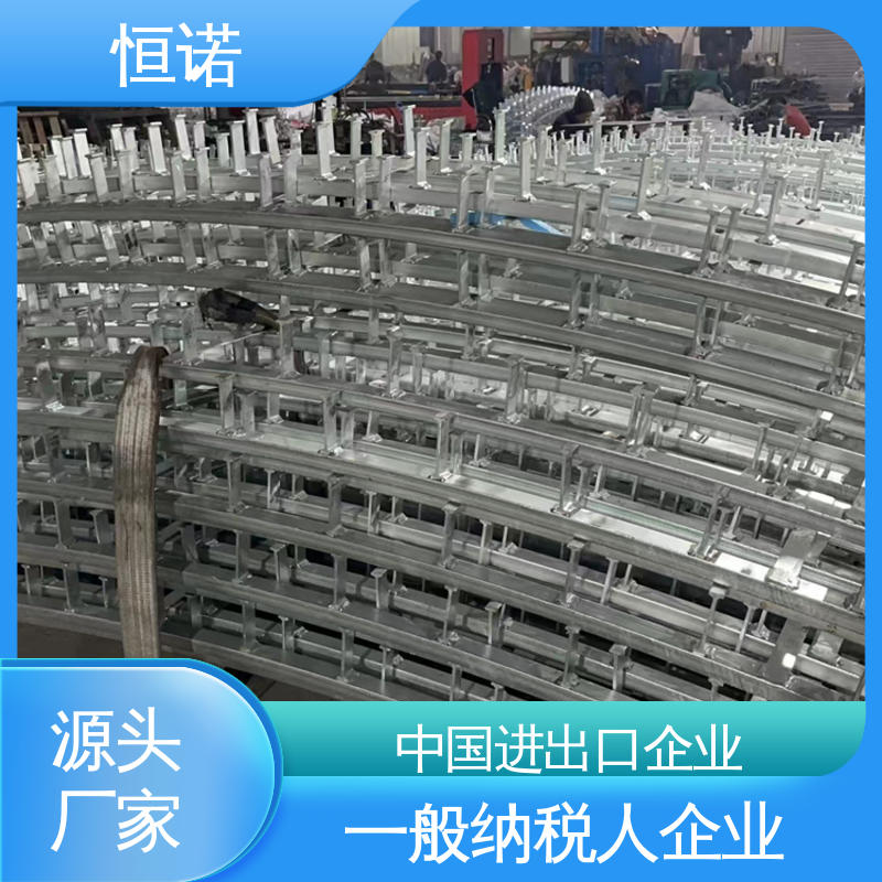 恒诺 源头工厂 带齿弧形预埋槽道 高强度耐腐蚀 支持定做