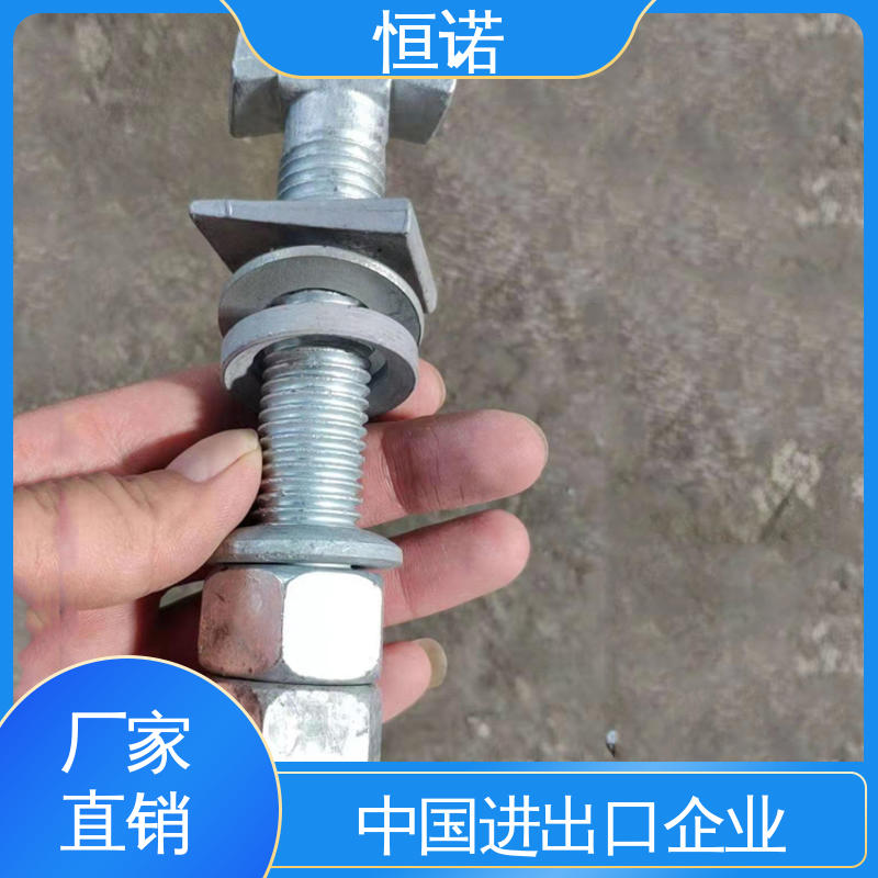 恒诺 支持异形件定制 热镀锌8.8级T型螺栓 抗拉耐腐蚀 源头工厂