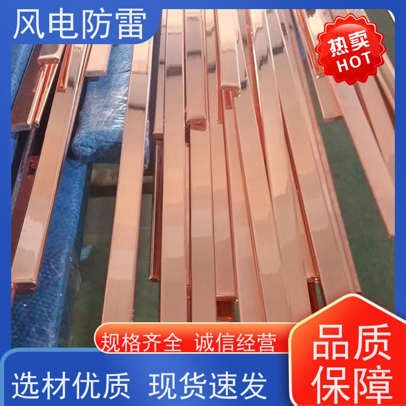 风电防雷 规格齐全 可定制 特殊非 金 属材料 铜覆钢扁钢50*5mm
