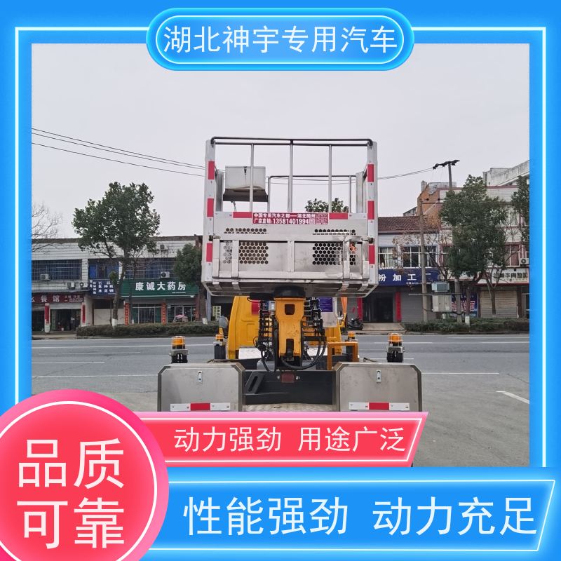 蓝牌高空作业车 强力承重 使用成本低 适用范围广