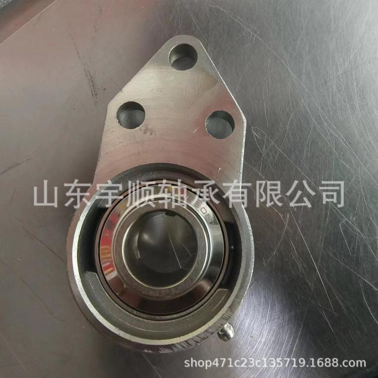 厂家供应不锈钢带座轴承 SUCFB205悬挂式轴承 免维护外球面轴承