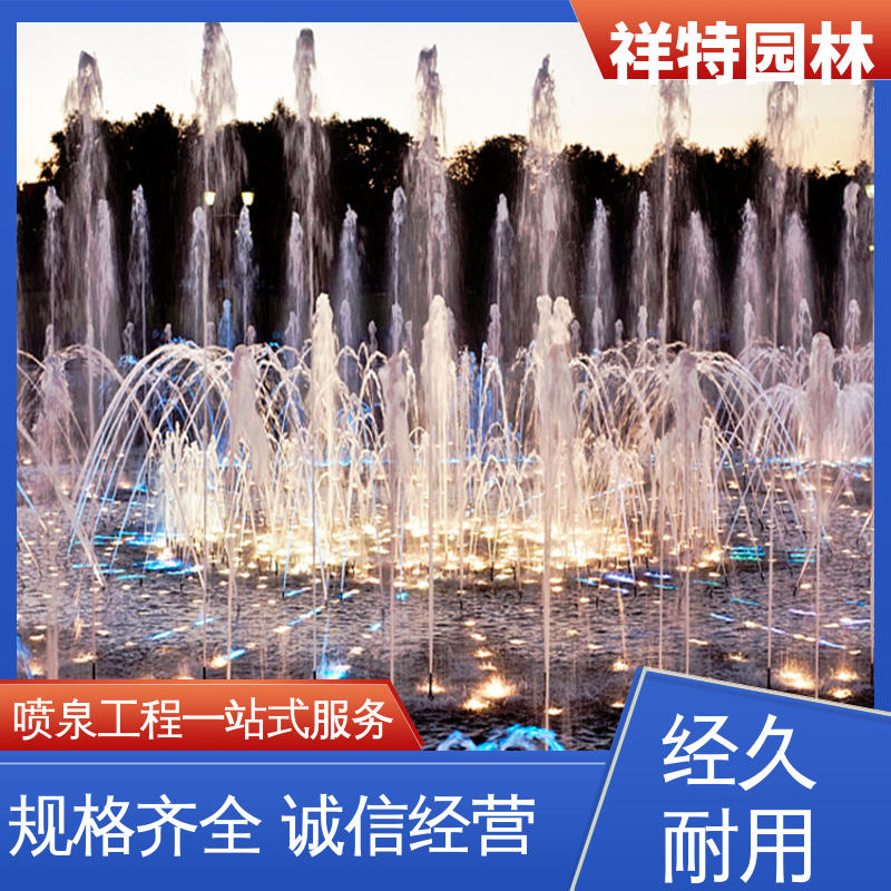祥特园林 公园水景设备 运行平稳 音乐喷泉公司 可调万向直射