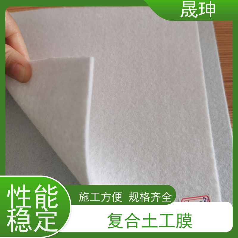 晟珅 复合土工膜 两布一膜 耐腐蚀性强 施工方便 货源充足