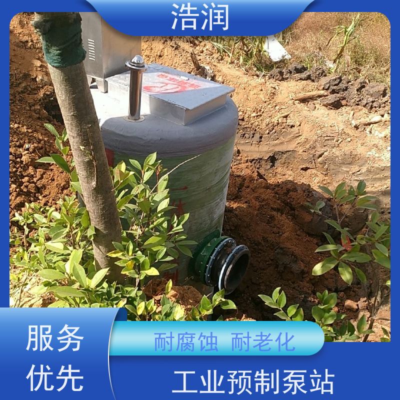 浩润 小型污水处理泵站 水利站排水防涝输送设备 全国供应