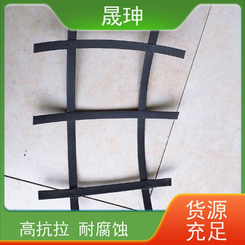 晟珅 80KN钢塑土工格栅 强度大 蠕变小 长期供应