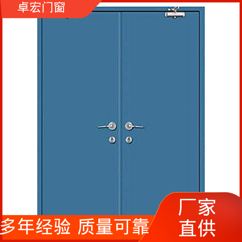 卓宏门窗304不锈钢丙级木质防火门消防通道门源头厂家