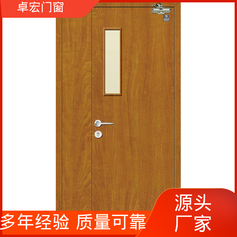 卓宏门窗304不锈钢防火双开门隔音降噪安全通道厂家供应