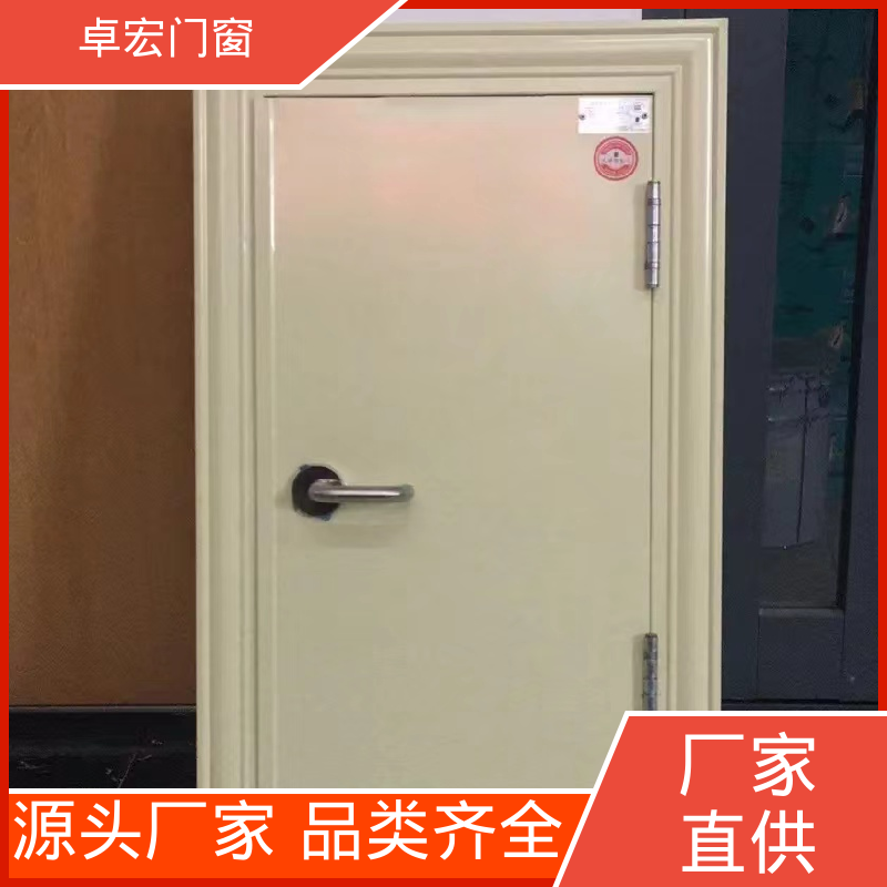 卓宏门窗公共场所防火双开门隔音降噪消防通道门源头厂家
