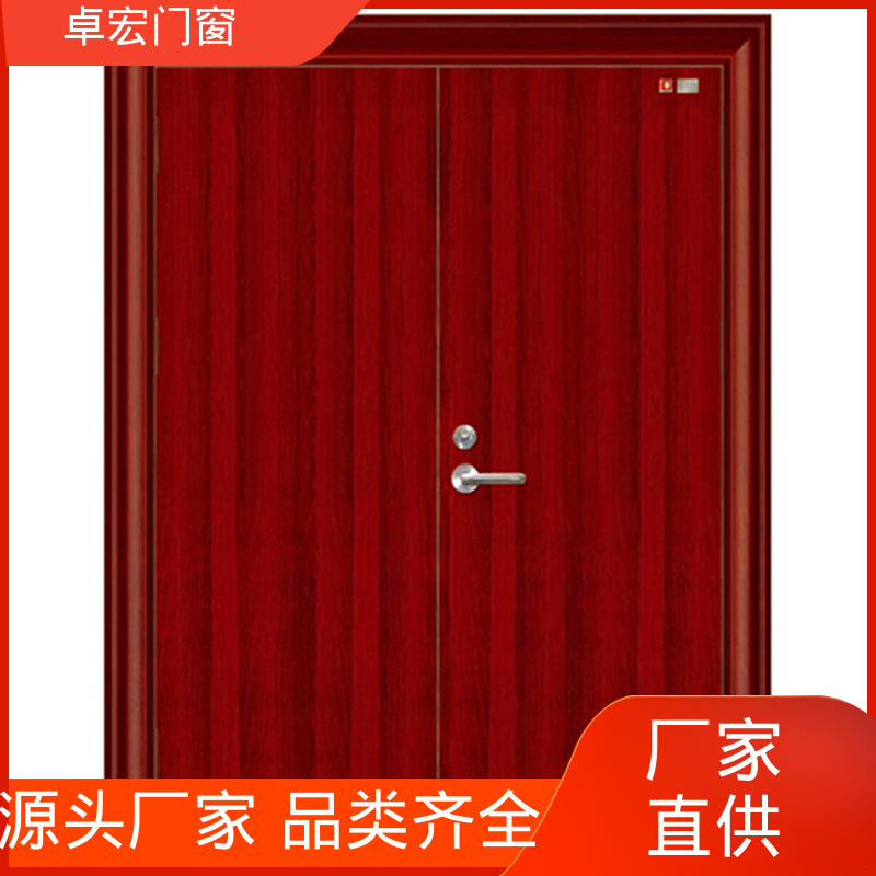 卓宏门窗承接工程乙级钢质防火门稳定耐用严选材质厂家供应