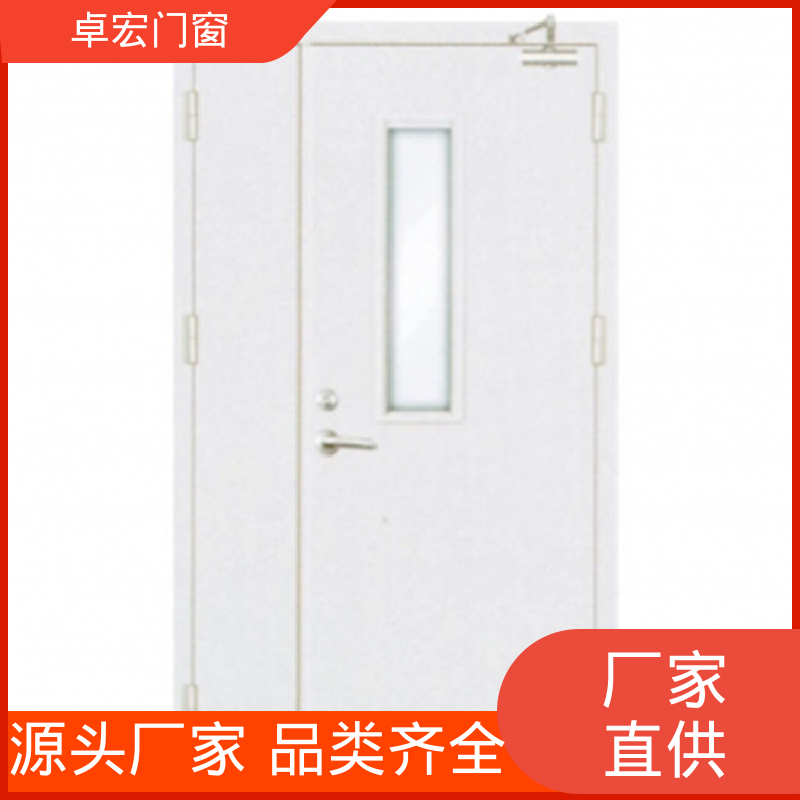 卓宏门窗公共场所木质防火门安全通道源头厂家