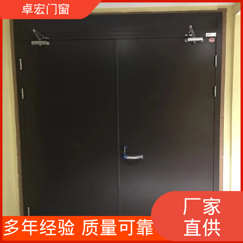 卓宏门窗安全工程甲级钢质防火门隔热阻燃安全通道源头厂家