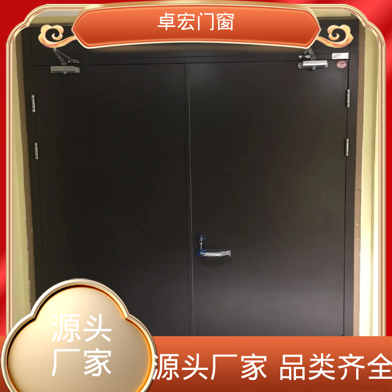 卓宏门窗304不锈钢丙级木质防火门隔音降噪严选材质源头厂家