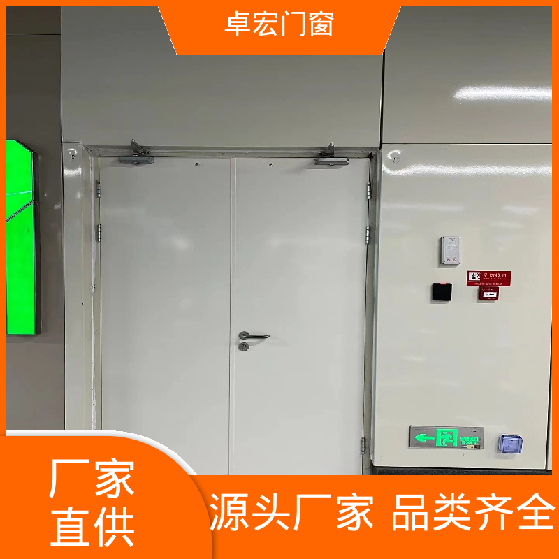 卓宏门窗公共场所木质防火门隔音降噪安全通道厂家供应