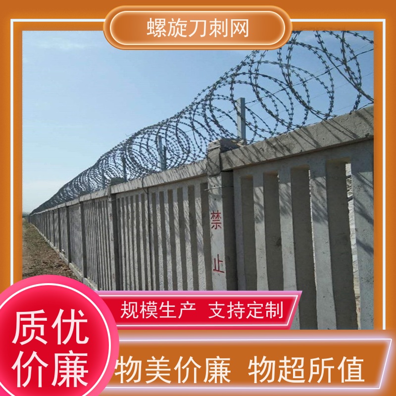 围墙防爬刺防攀爬铁蒺藜高锌刺丝滚笼防腐性能好