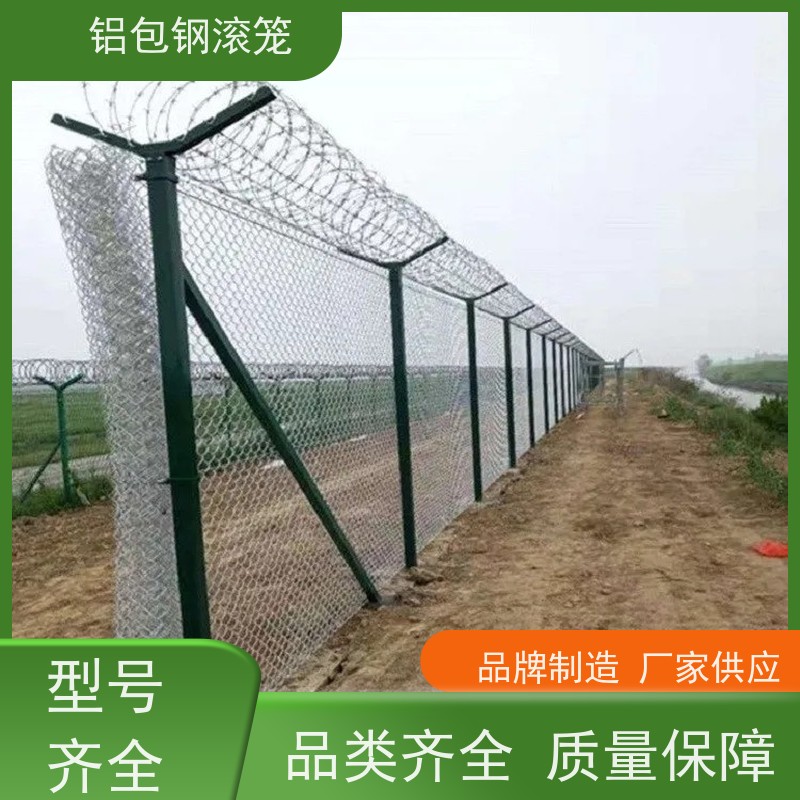 铝包钢菱形网围栏网新型机场围网防腐性能高