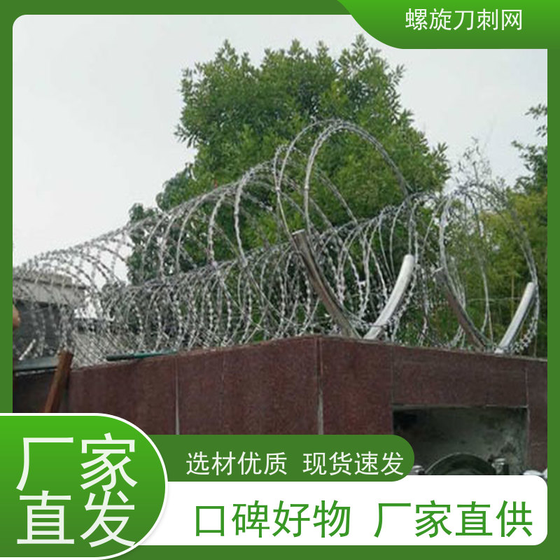 围墙防爬刺防攀爬铁蒺藜刺丝滚笼防腐性能好