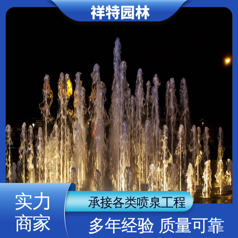 祥特园林 湖面音乐喷泉 公园水景设备 运行平稳 程序电脑控制