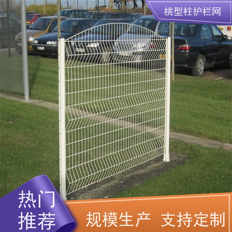 三角折弯护栏网经济 养殖桃型柱围栏德瑞克斯隔离栅