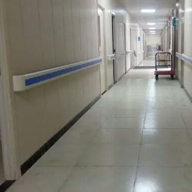 医院走廊防撞扶手 PVC楼梯过道安全护板颜色定制 医用扶手批发